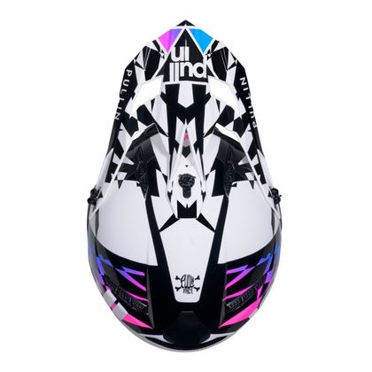 Casque cross Pull-in TRASH 2025 - Blanc