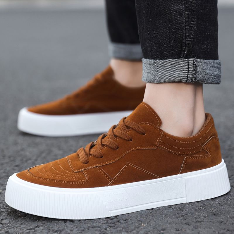 Tanzanite - Platform Plain Veterschoenen