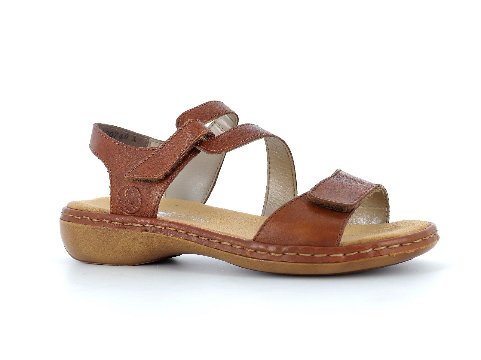 Rieker-659C7 Cuir Cognac