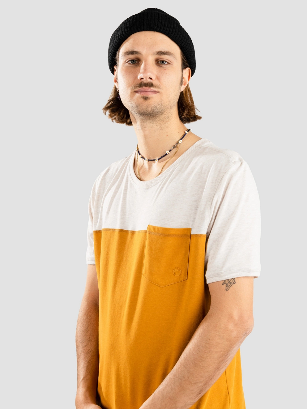 Kazane Filip T-Shirt oatml hthr/buckthorn b