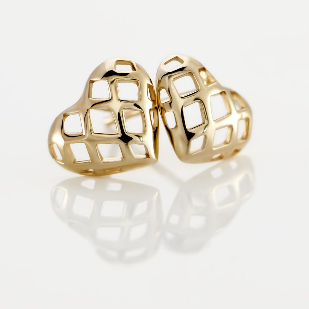 Boucles D'oreilles Puces Or Jaune Cicolluis