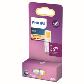 Philips LED capsule G9 2W niet dimbaar