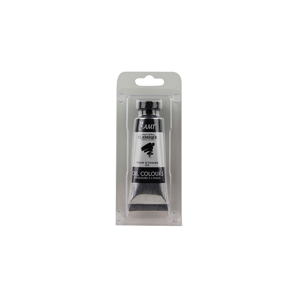 Peinture à l'huile noir d'ivoire 45ml