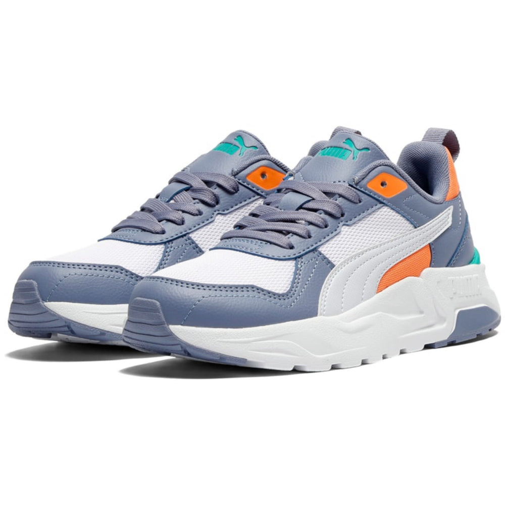 Køb Puma White-Silver Mist-Gray Sky Trinity 2 LT Jr