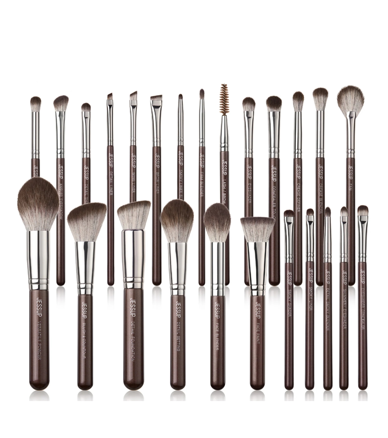 Jessup Beauty - *Master Collection* - Conjunto de 25 pincéis - Shimmer Brown