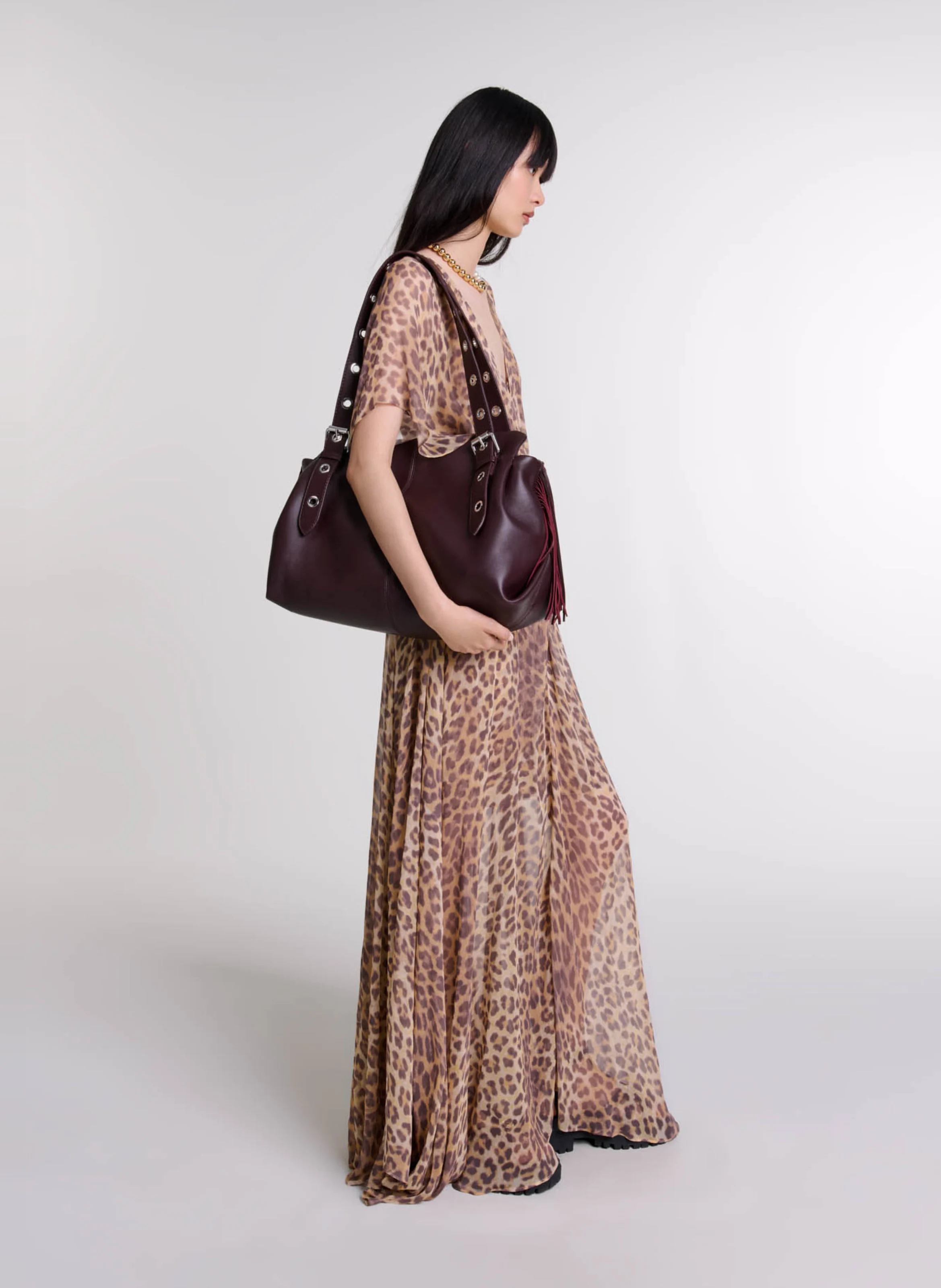 Robe longue imprimé | Multicolore