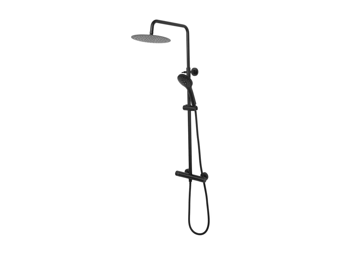 Kit De Douche Avec Thermostat Rea Vincent Termostat Black