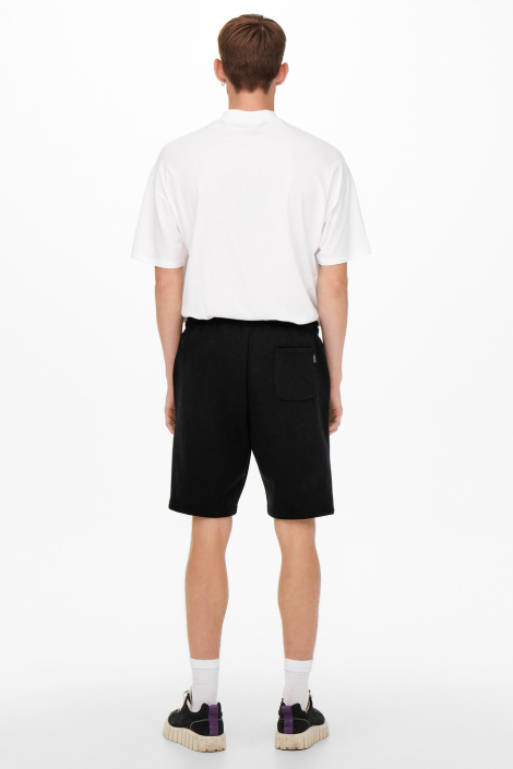 Only & Sons zwarte heren korte broek