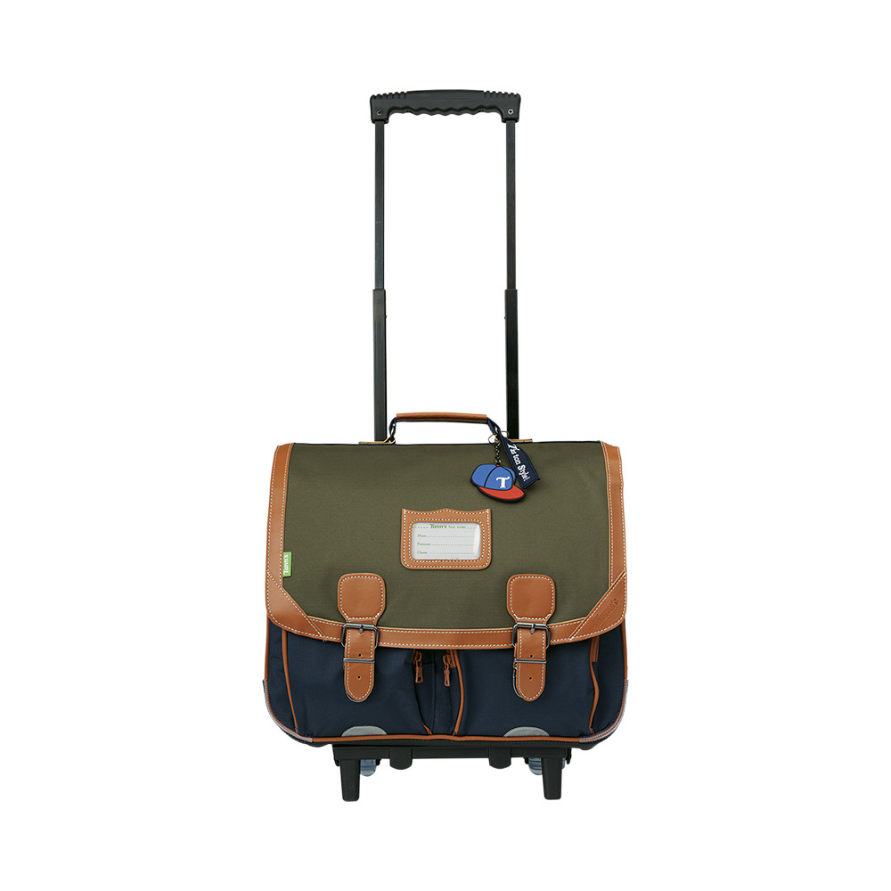 Cartable trolley Axel bicolore
