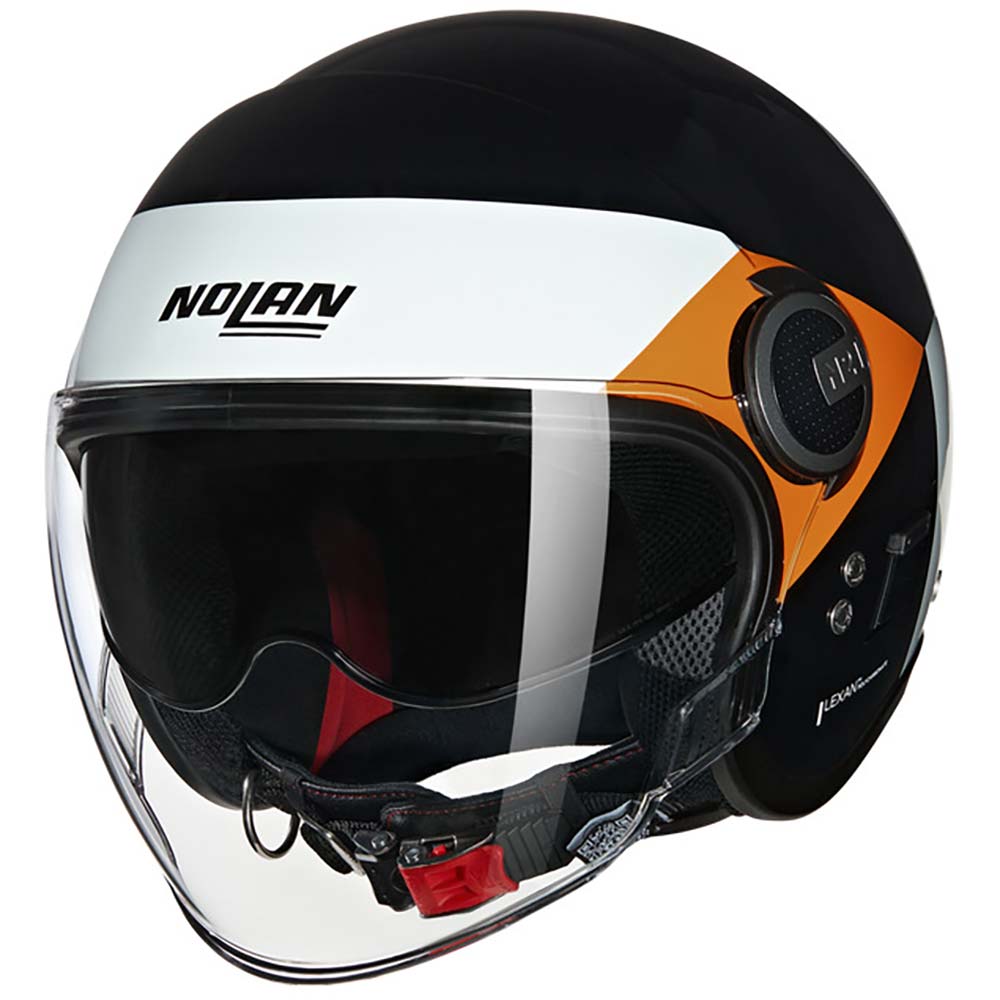 Nolan - Casque N21 Visor Onirico Noir / Blanc / Orange / Brillant