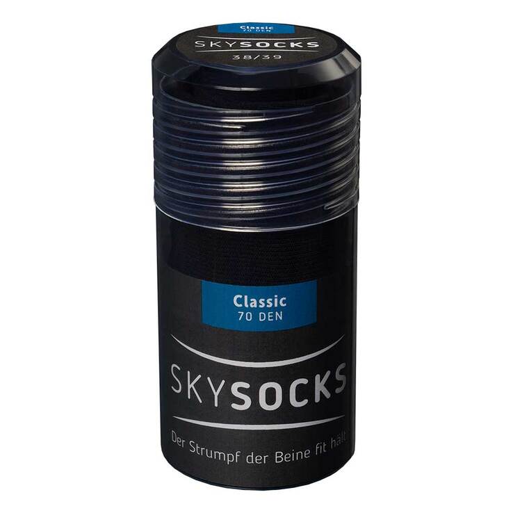 Skysocks classic 70den AD 38 / 39 navy, 2 St