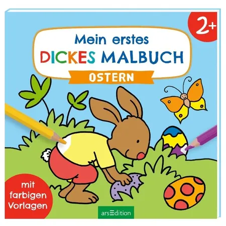 ars Edition Mein erstes dickes Malbuch - Ostern