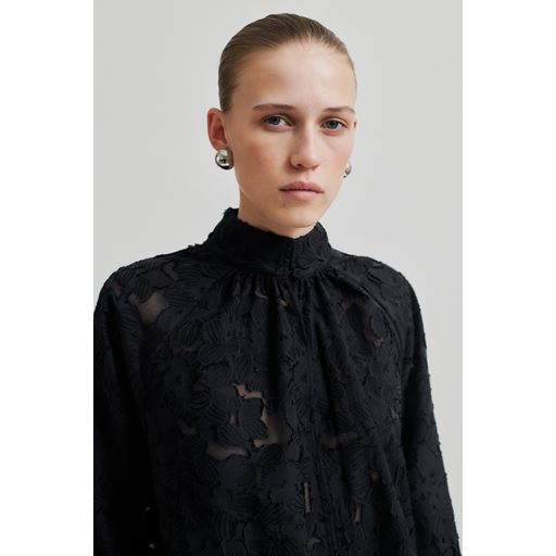 Second Female Stary Bluse, Black, L