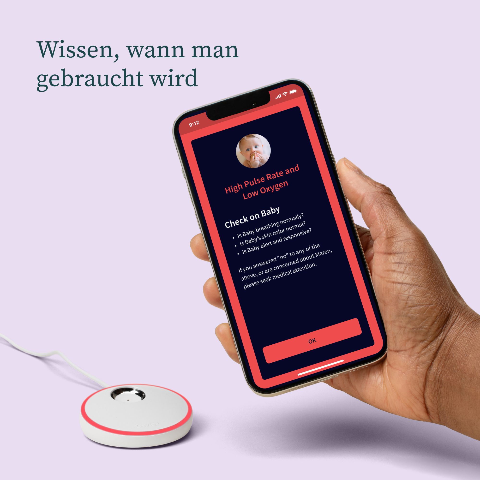 Owlet Dream Sock - Medizinisch zertifiziertes Pulsoximeter