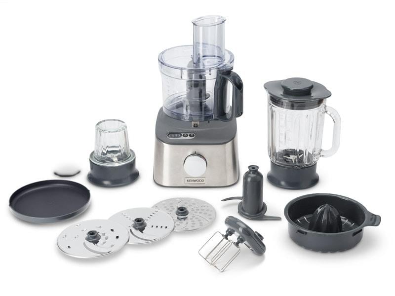 Kenwood Küchenmaschine Multipro Compact   FDM313SS Silber Küchenmaschine mit umfangreichem Zubehör
