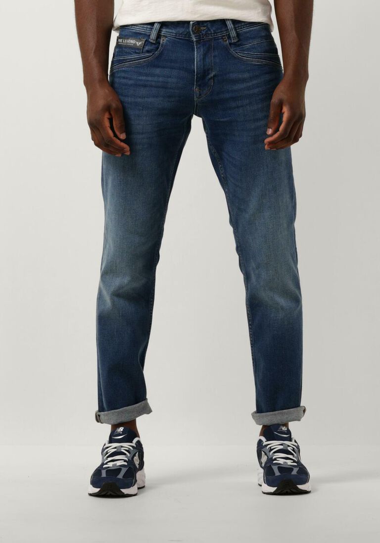 PME LEGEND blauwe pme legend slim fit jeans skyrak horizon mid blue