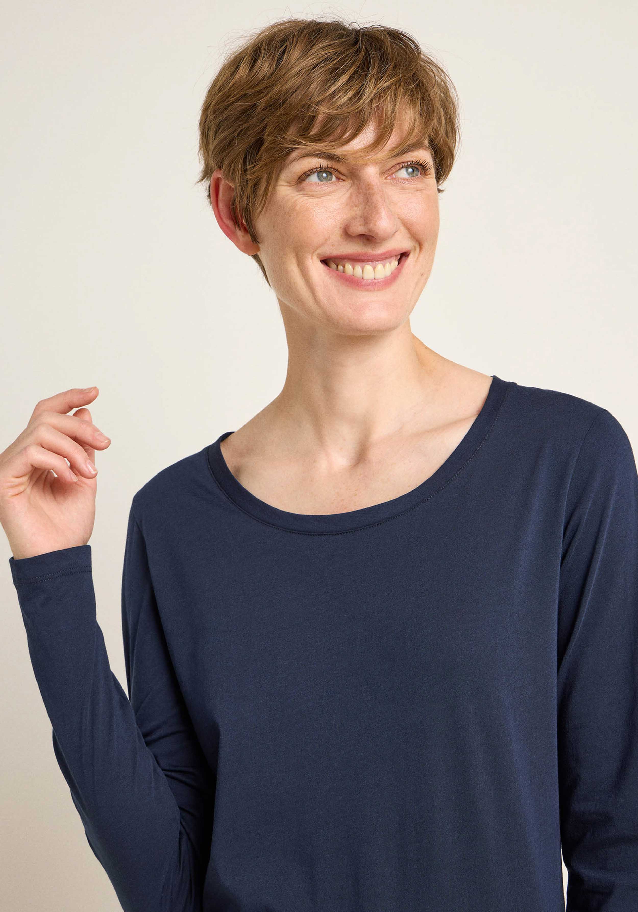 Lanius Langarmshirt Midnight
