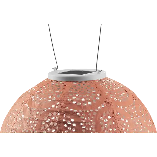 Premium-Solar-Lampion 20 cm rosé