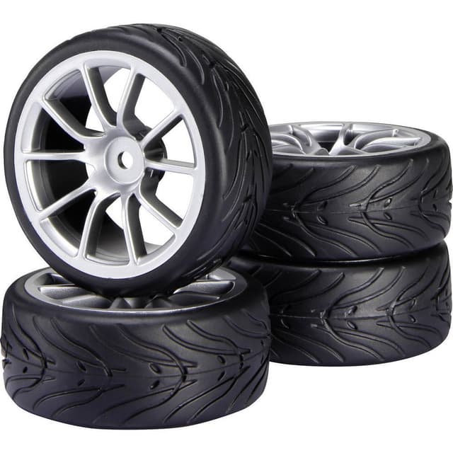 Reely RE-6755049 Komplette hjul 4 stk