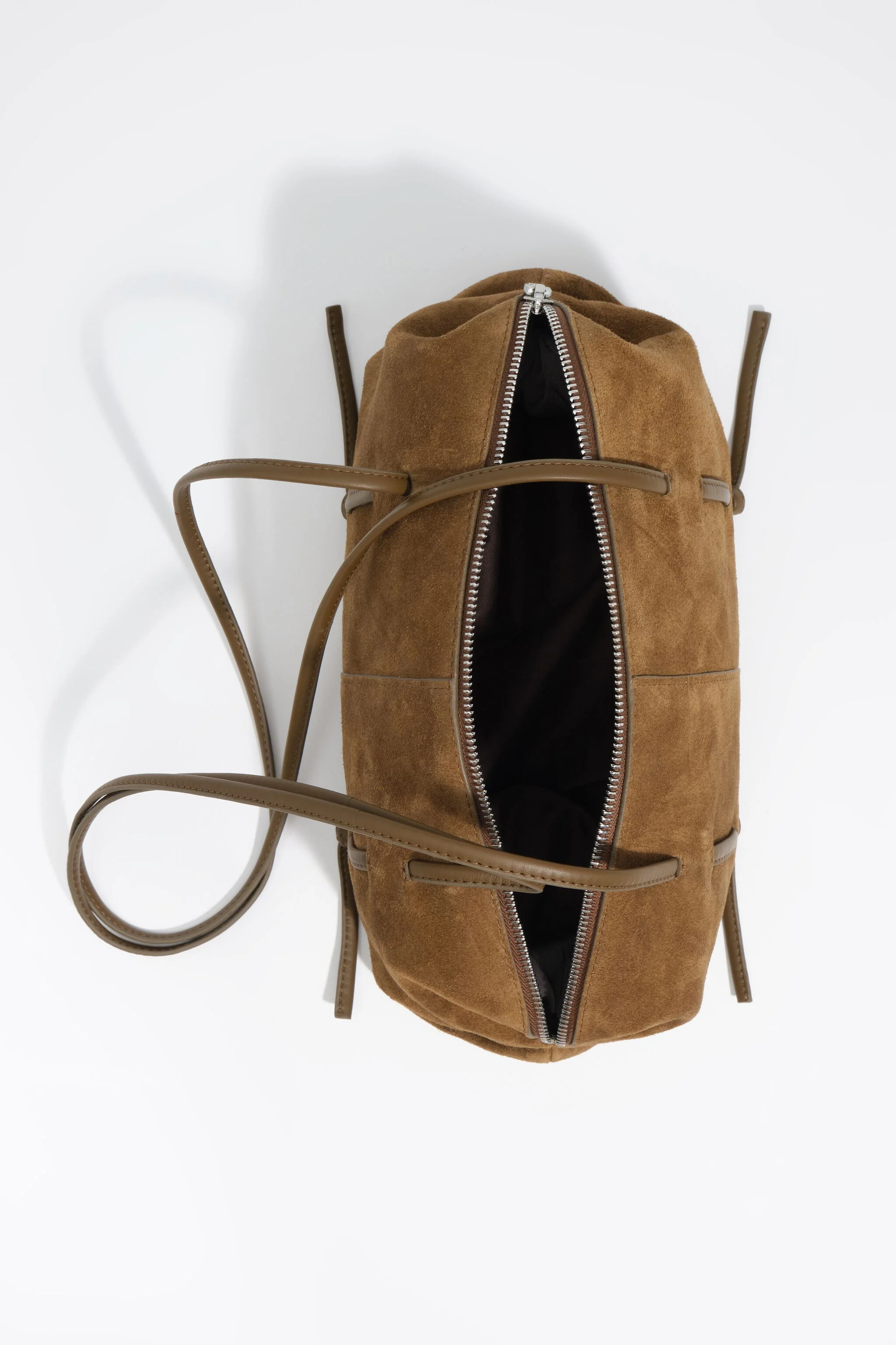 Bolsa Lolita de camurça verde-oliva
