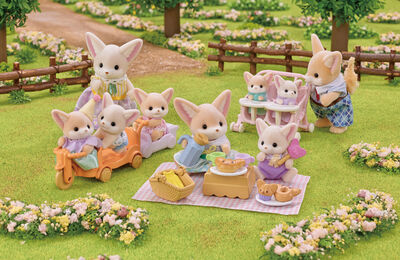 Sylvanian Families Pikniksett Ørkenrev Søster & Barn