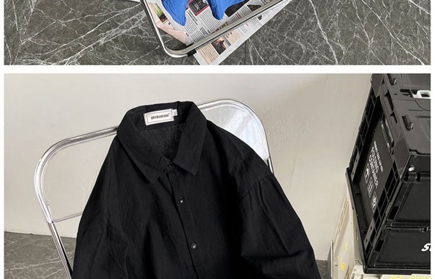 GuDayz - Overhemd met lange mouwen en zakdetail