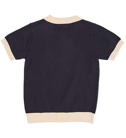 Copenhagen Colors Polo - Strick - Navy/Cream Kamm