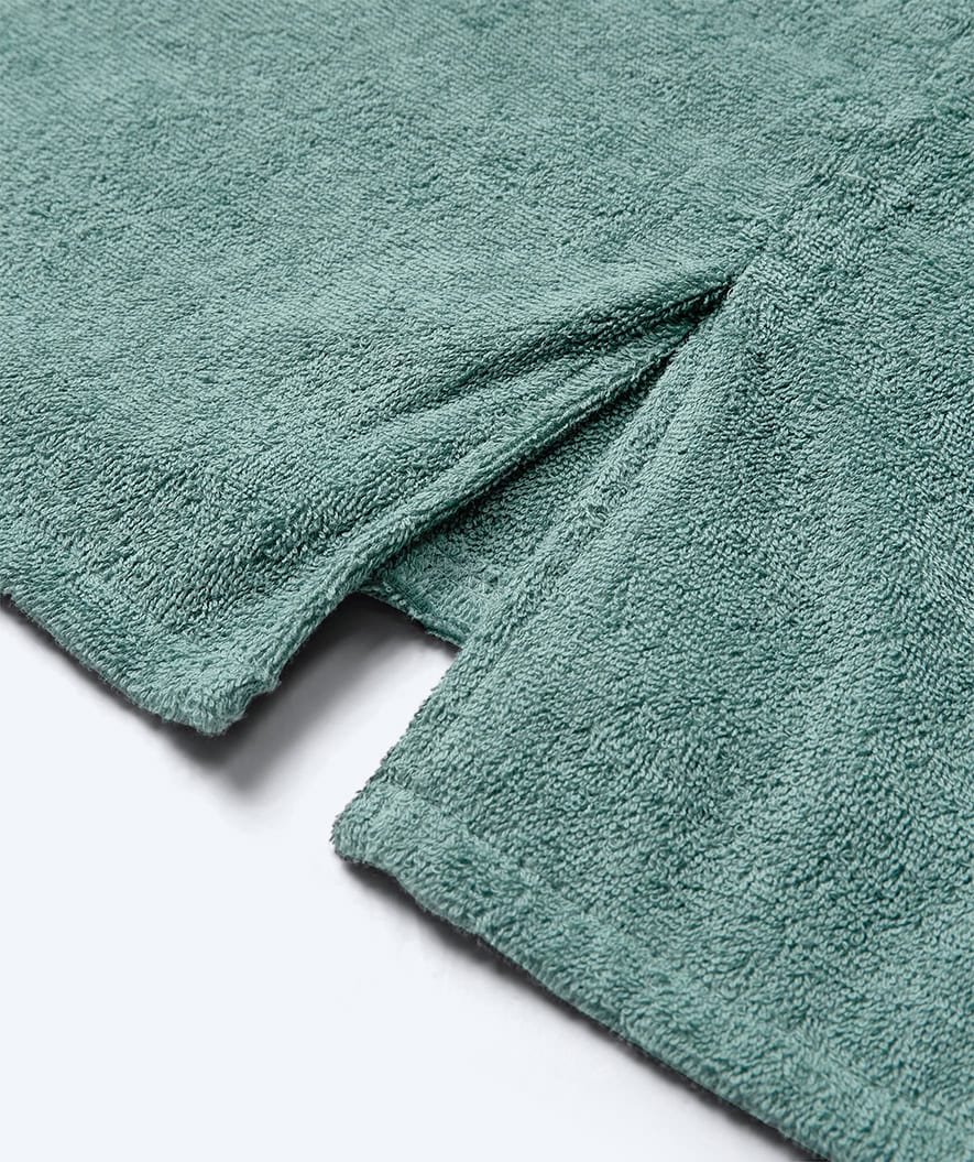 Watery badeponcho til voksne - Bomuld - Forrest Green