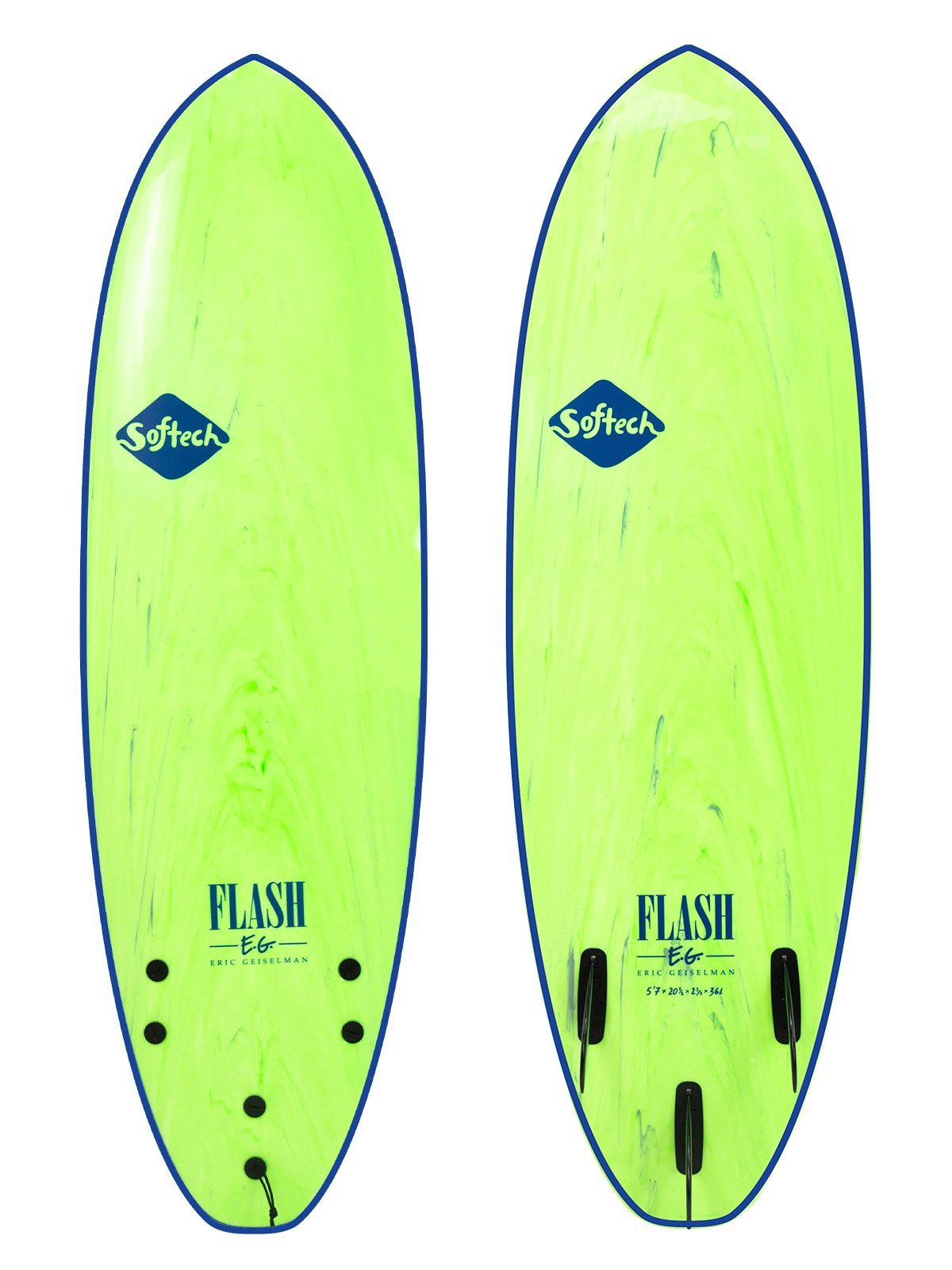 Softech Flash Eric Geiselman - 7'0 - FCS II Aqua Marble