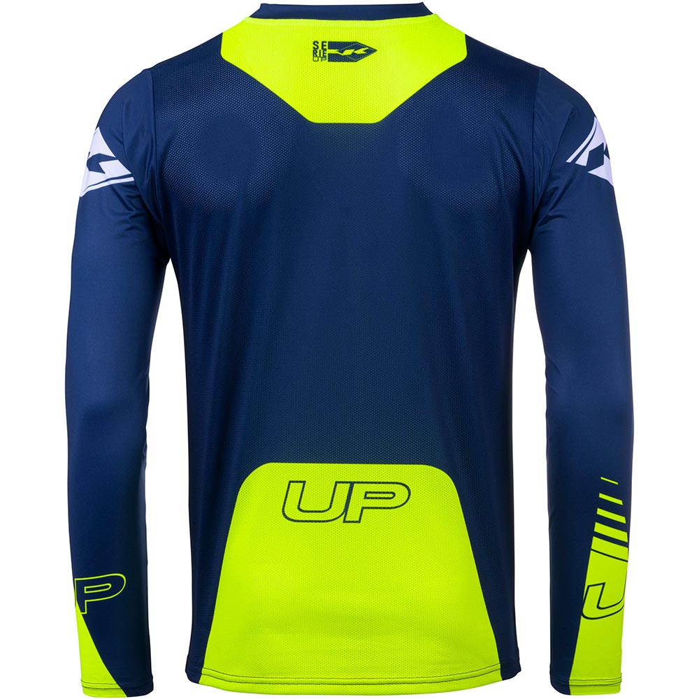 Kenny - Maillot Trial Up Kamo Navy / Jaune fluo / Blanc