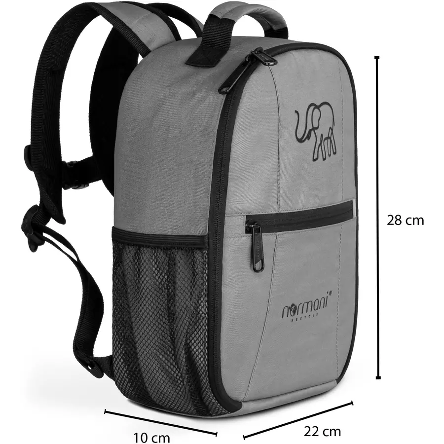 normani Praktischer Kinderrucksack mit Kühlfunktion 6 Liter Ranfurly Grau