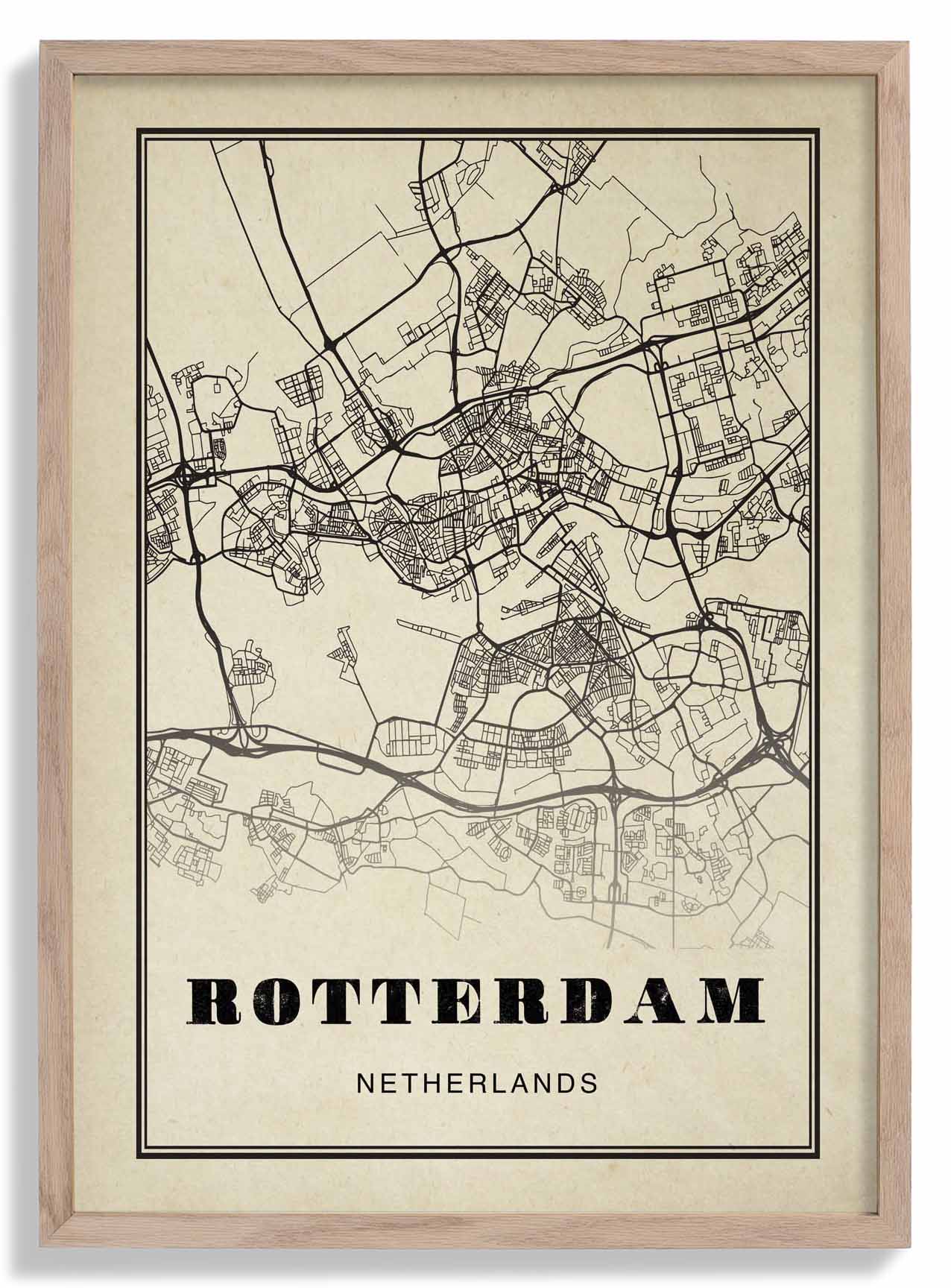 Rotterdam Stadt Sepia