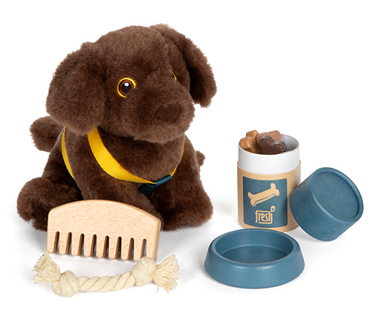 small foot Hund mit Tasche und Pflege-Set