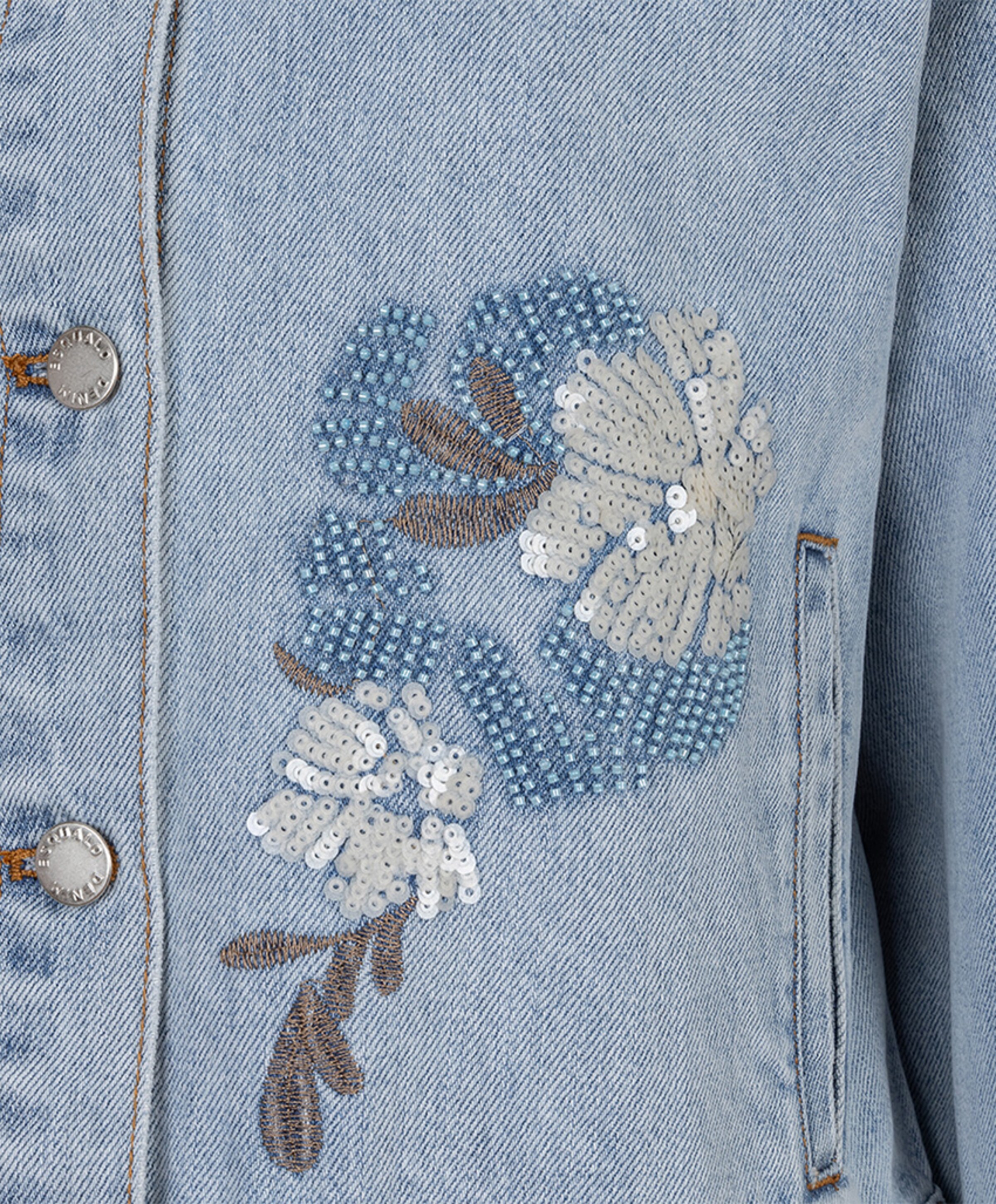 EsQualo Dames spijkerjas  blauw