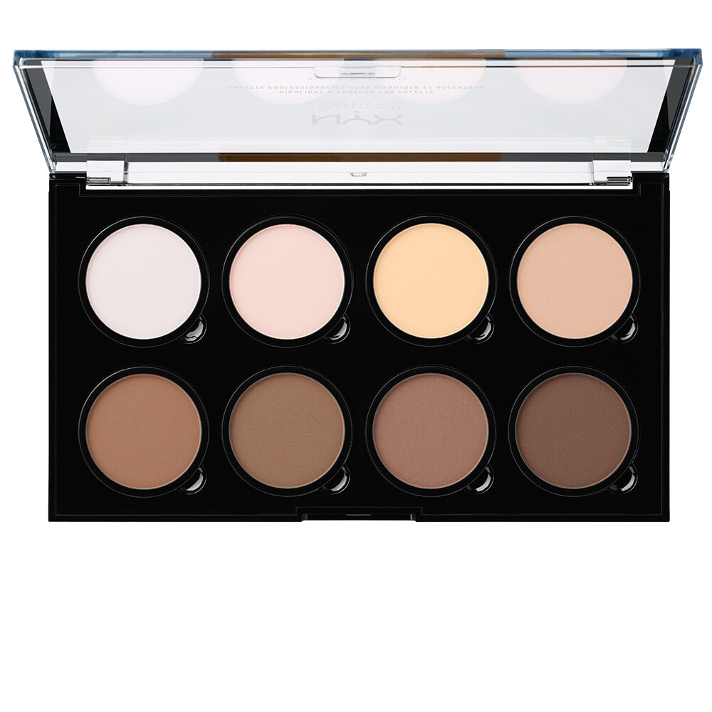NYX Highlight & Contour Pro Palette 8 kleuren21.6 gr
