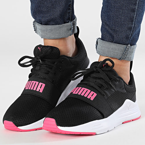 Baskets Femme Wired Run 374214 Puma Black Sunset Pink