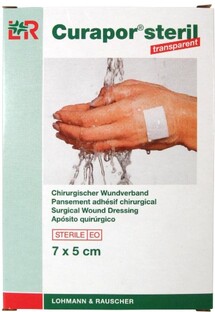 Lohmann & Rauscher Curapor Transparant wondverband 7x5cm 5ST