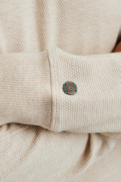 Cast Iron beige heren t-shirt