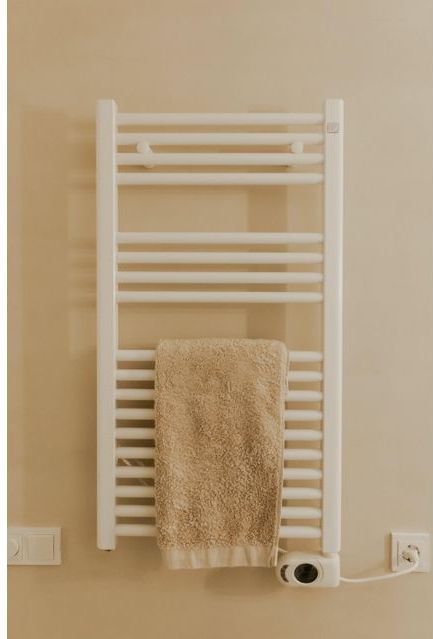 Zehnder - Aura E - Elektrische Handdoekradiator - Wit - Staal