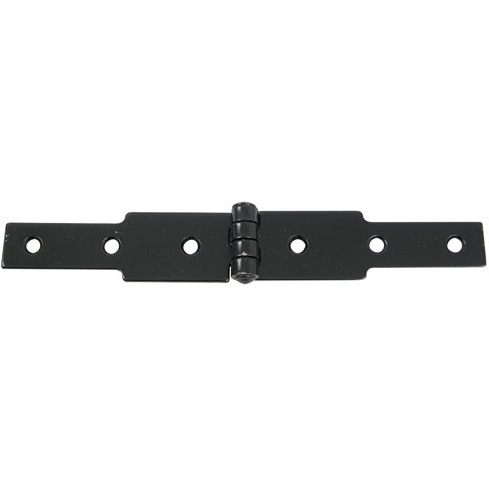 Charnière à congés - bout carré - L : 200 mm - 100 x 30 x 2.5 mm - noir