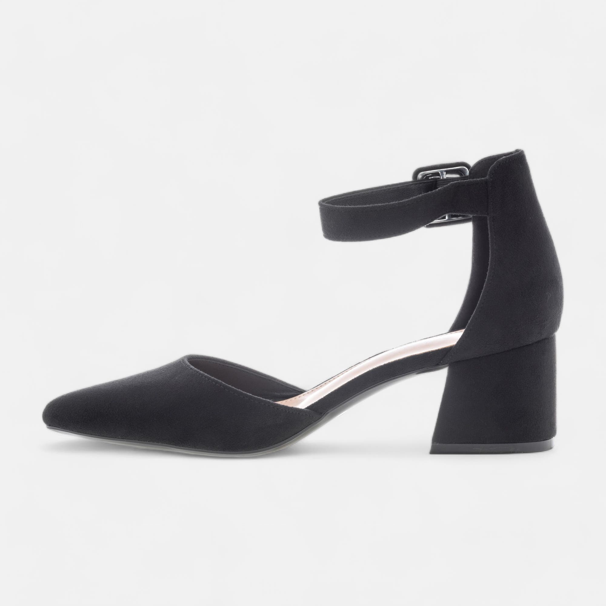 Escarpins quartiers ouverts à talon Femme noir