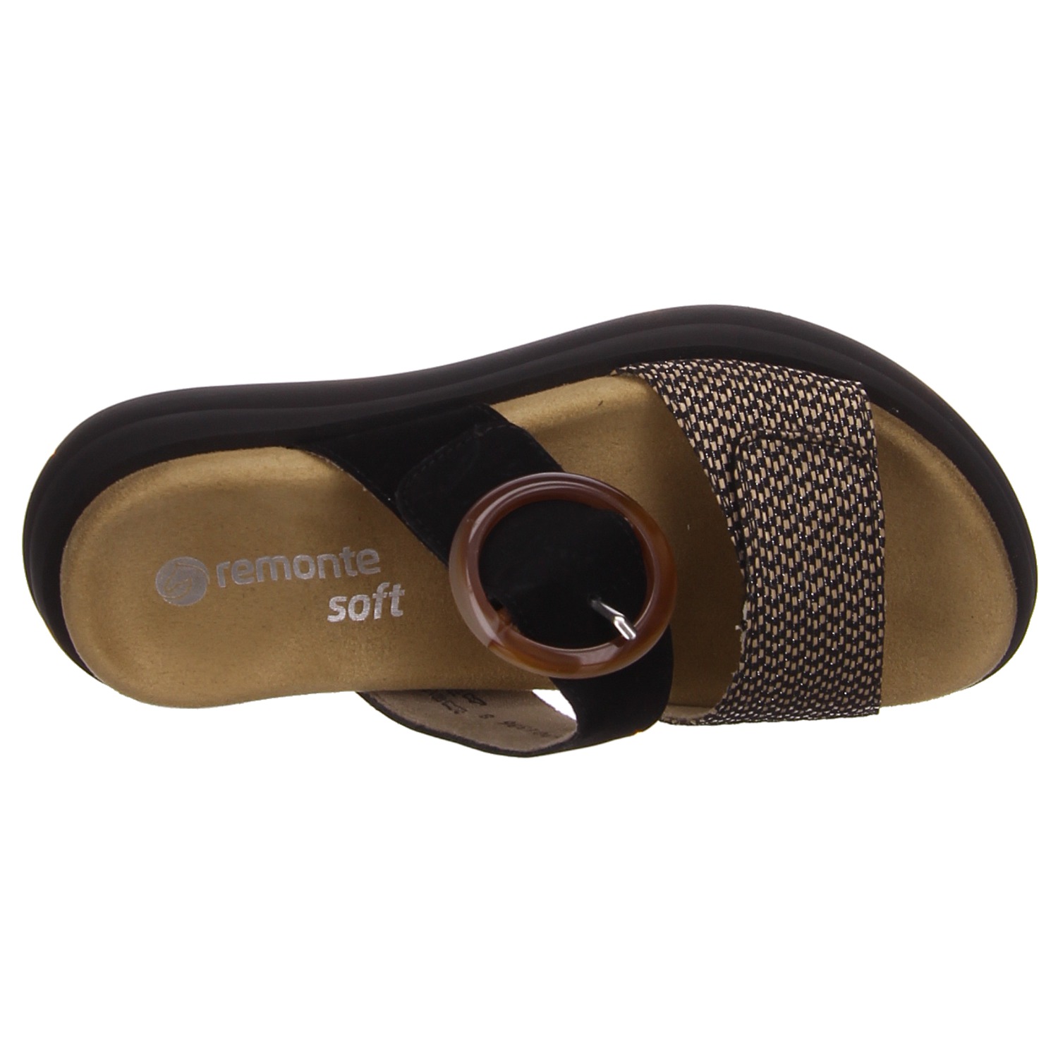 Remonte Damen Pantolette schwarz