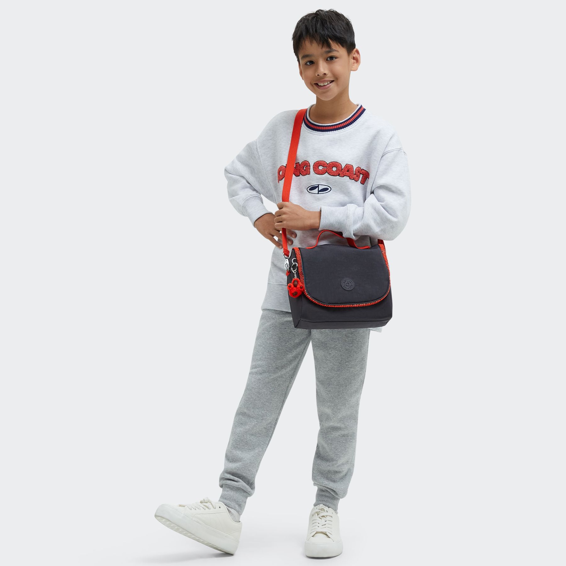 NEW KICHIROU Grand Sac Repas Isotherme avec Manchon pour Valise - Iron Letter Fun