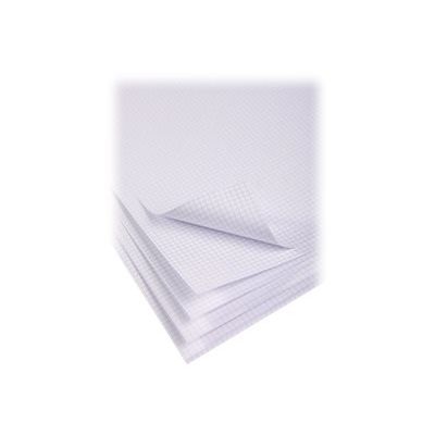 Clairefontaine - Feuille bristol - 50 x 65 cm - extra blanc - quadrillé 5x5 mm