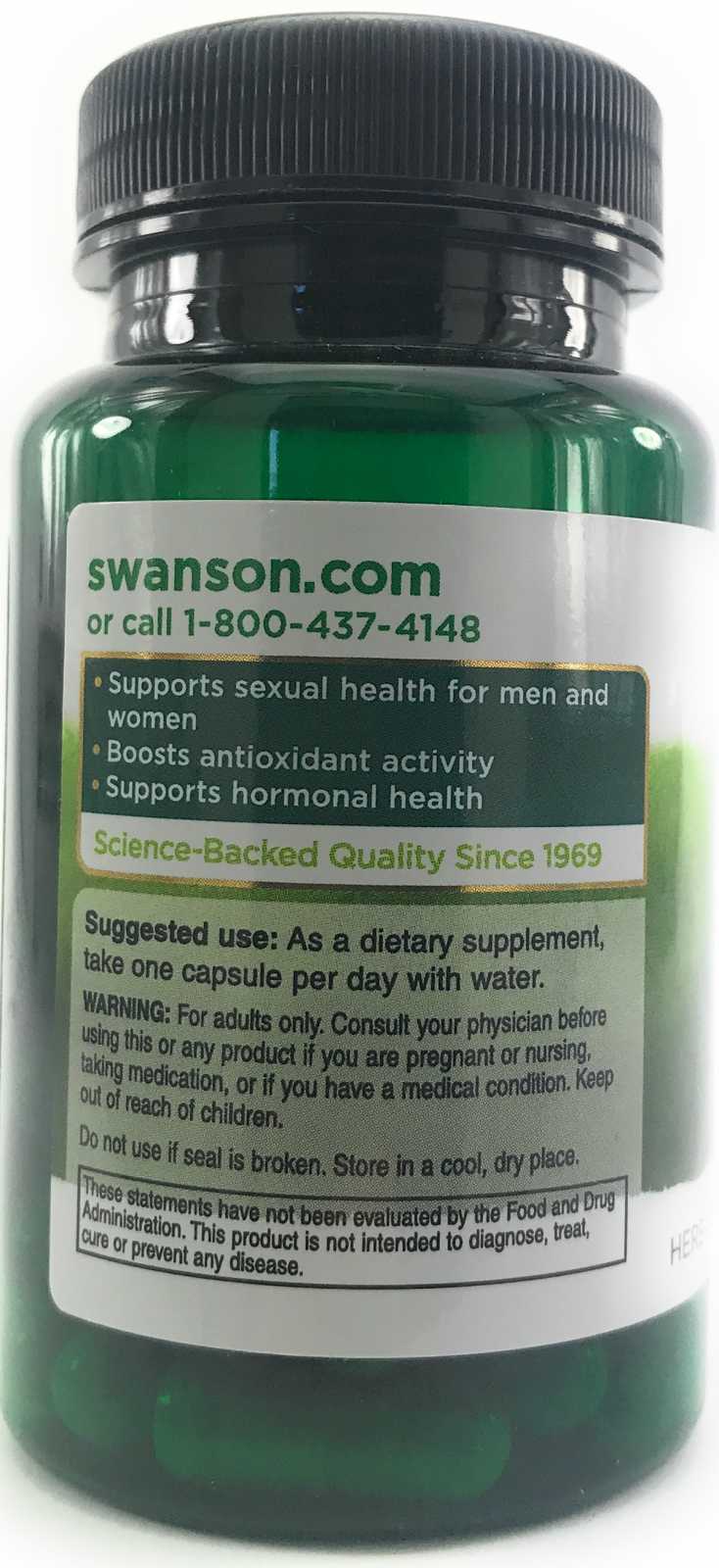 Swanson Maca 500 mg 60 cápsulas