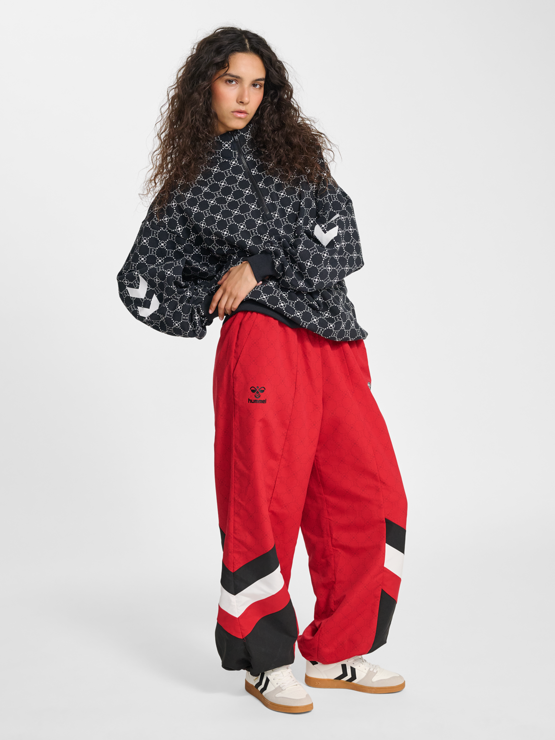 hmlOVERSIZED HALFZIP DBU ROTATE
