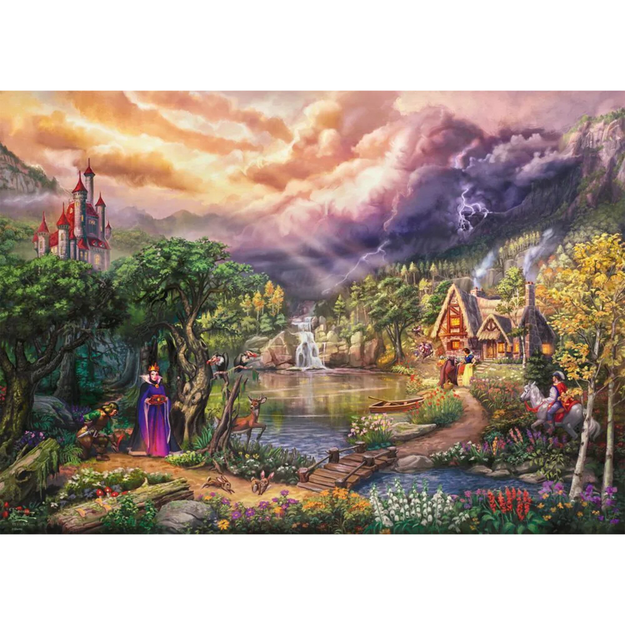Schmidt Spiele Puzzle Thomas Kinkade Studios: Disney Dreams Collection- Snow White and the Queen
