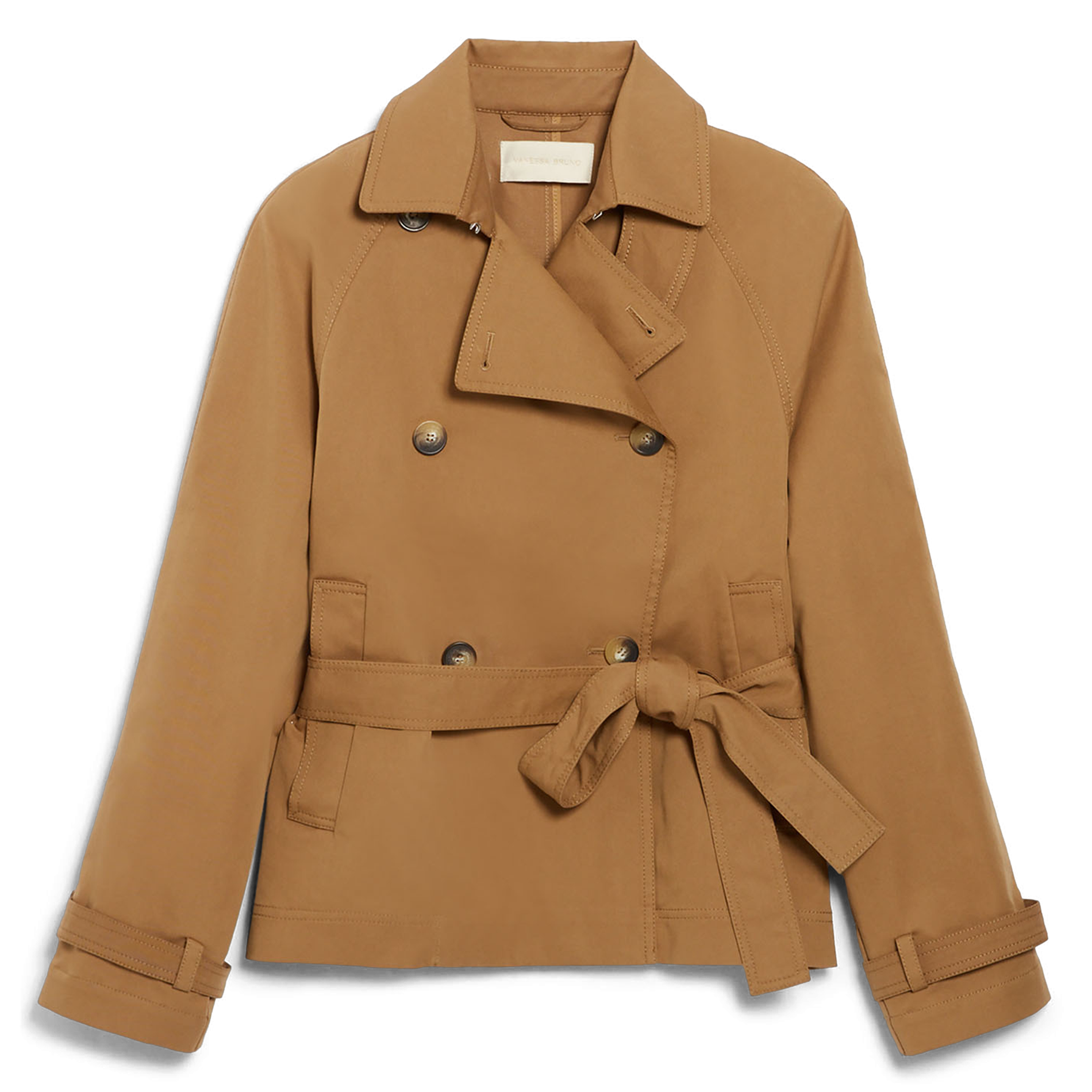 DUBLIN - Trench double boutonnage en coton mélangé | Beige