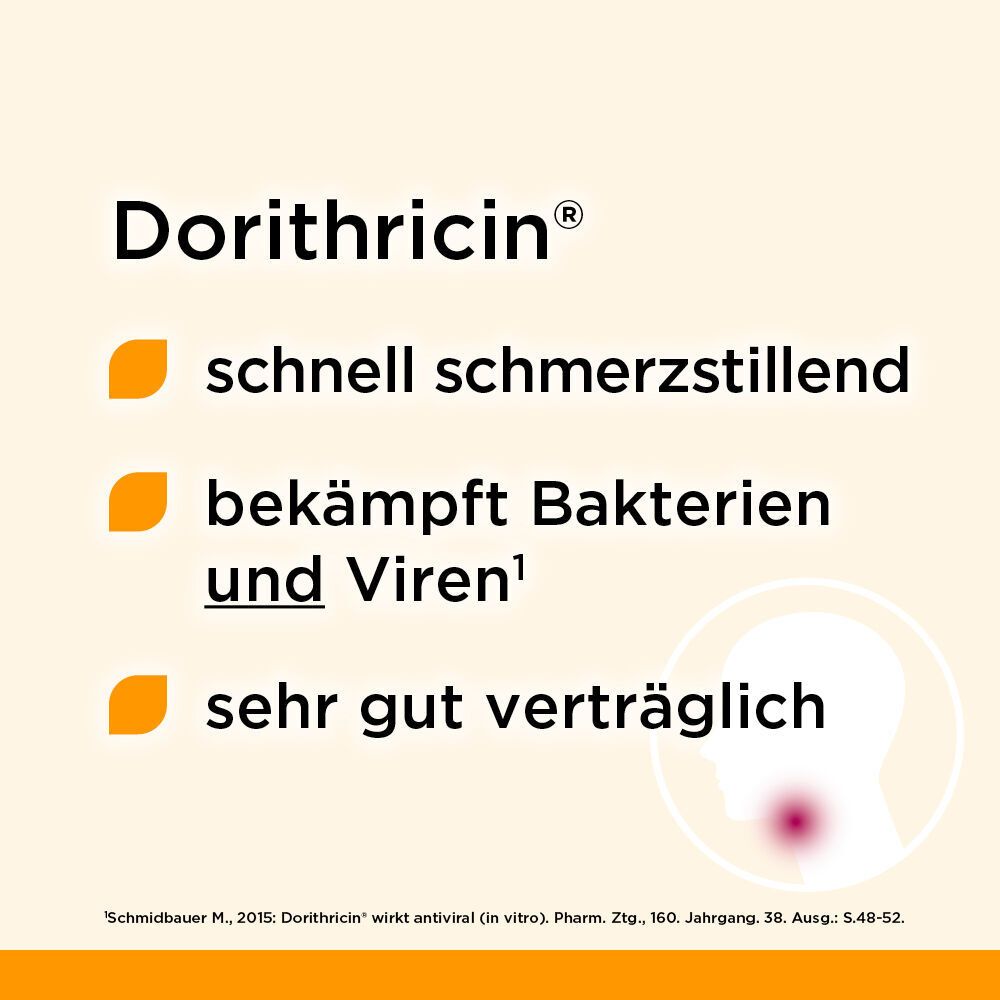Dorithricin Waldbeere Lutschtabletten bei Halsschmerzen