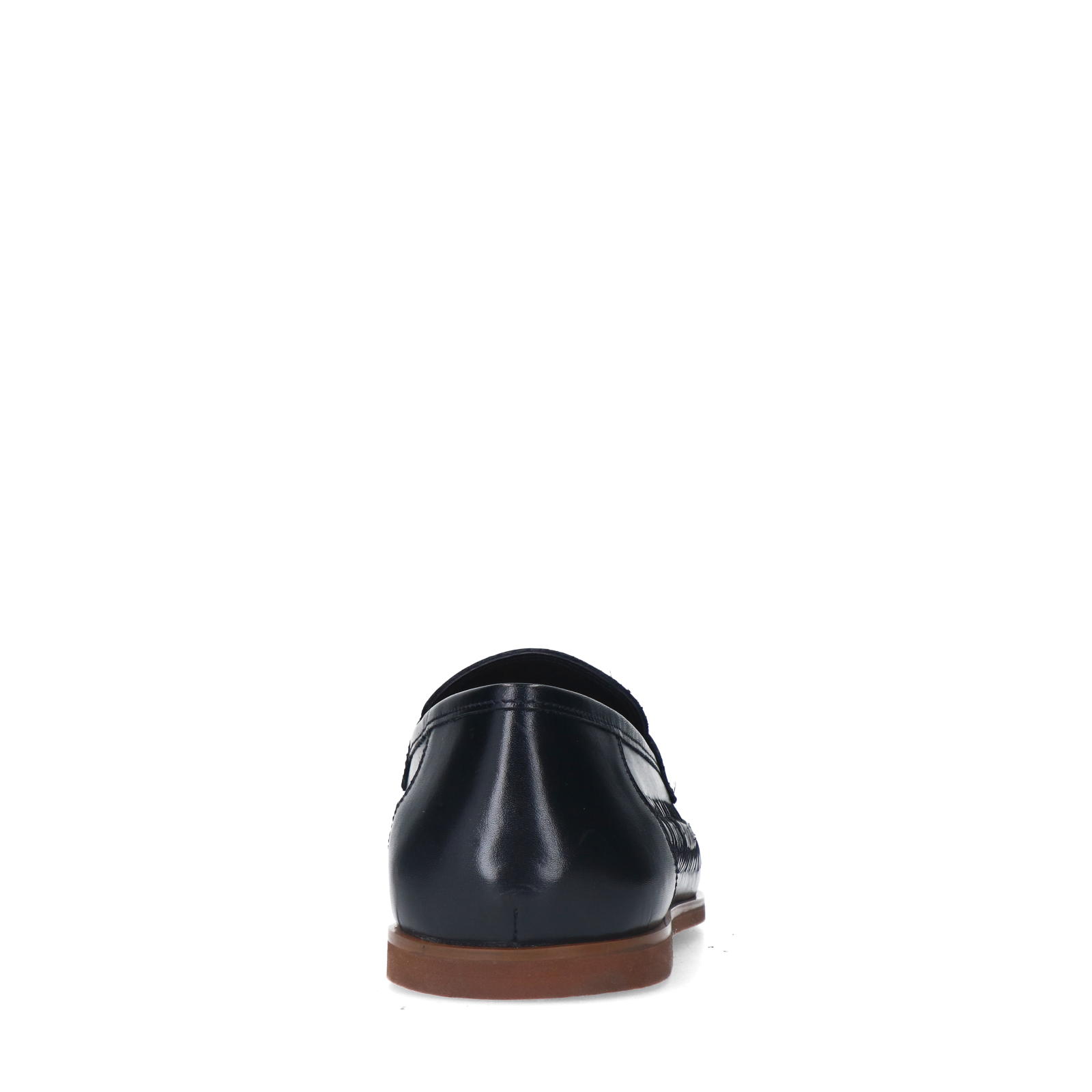 Zwarte leren loafers
